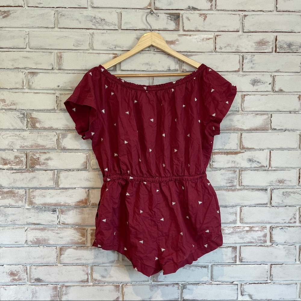 Free people intimately santorini red romper - Picture 4 of 7